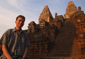 One of my new favorite places is the Angkor temple of Pre Rup, built in 961 AD. We went there for sunrise and had the whole place to ourselves.