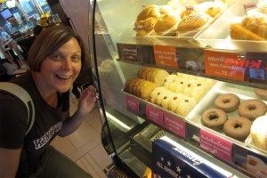 Happy Fat Tuesday! These are as close as we could get to paczkis, courtesy of Dunkin Donuts at the Bangkok airport.