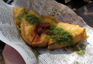 My first Indian street food