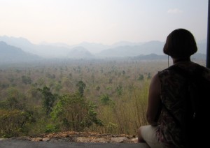 Hazy mountains